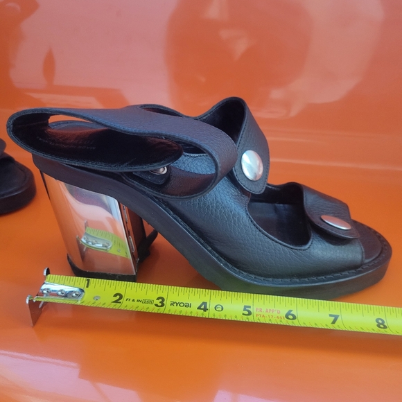 OPENING CEREMONY ISA LEATHER HEELS SIZE 37 - Picture 11 of 16